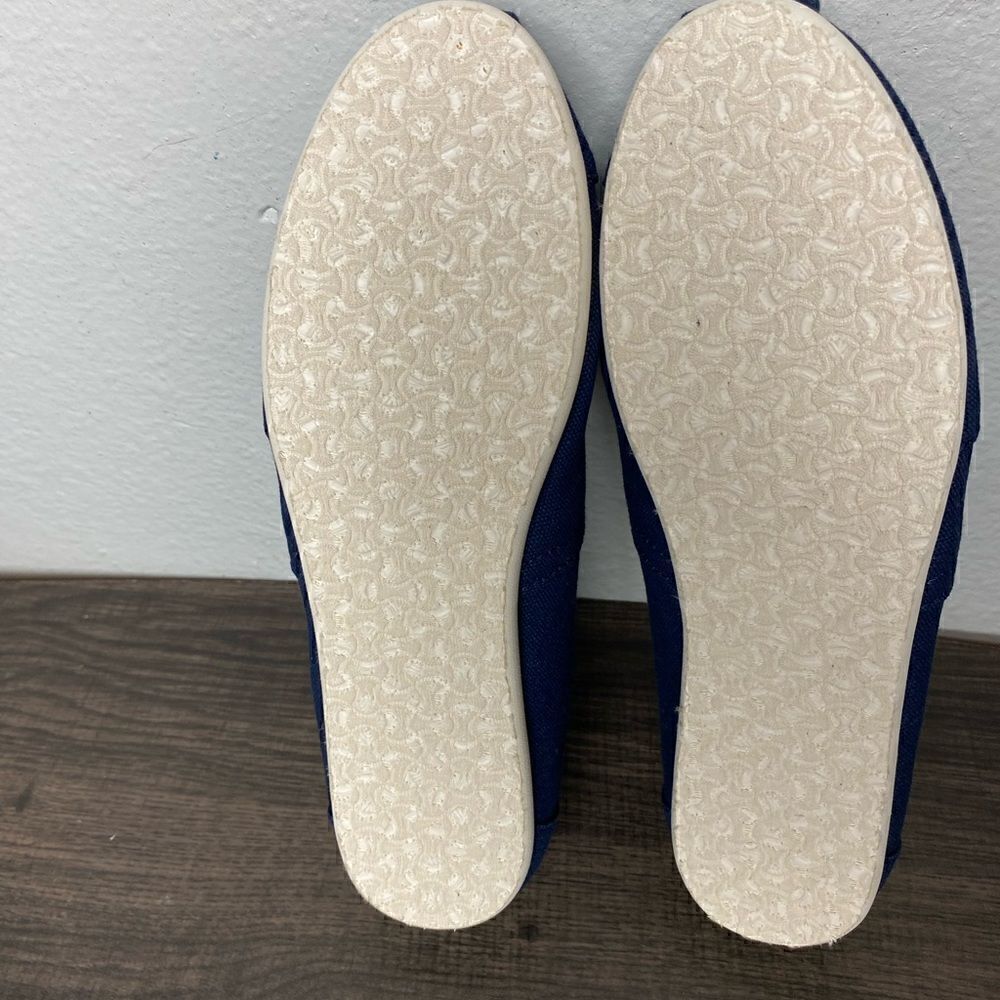 Womens Toms Canvas Classic Shoes Navy Size 7W - Picture 11 of 11